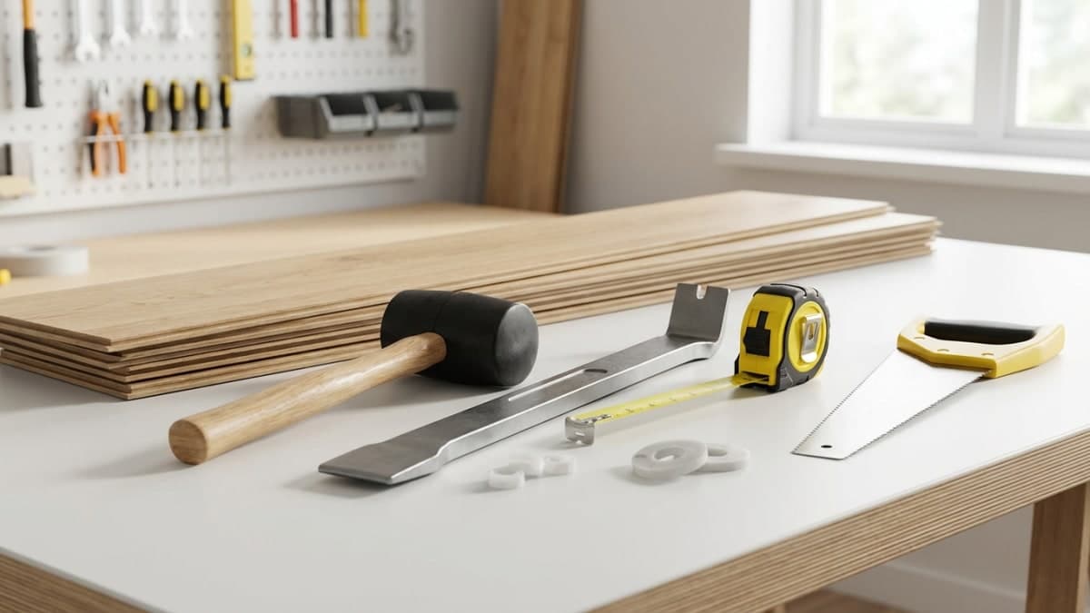 Gereedschap voor zelf vloer leggen